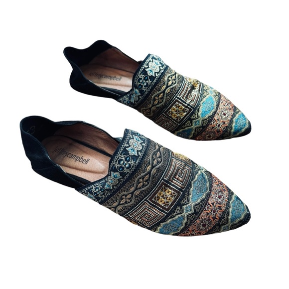 Jeffrey Campbell tapestry flats - Size 8 - Picture 3 of 7